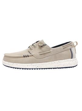 Mocassins Walkin Pitas Byron beige pour homme
