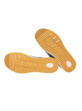 Chaussures bateau Walkin Pitas Bay bleu pour homme.