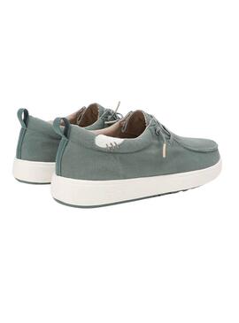 Chaussures Wallabi Pitas Walkin turquoise Biarritz pour homme