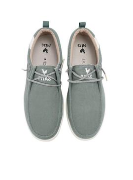 Chaussures Wallabi Pitas Walkin turquoise Biarritz pour homme