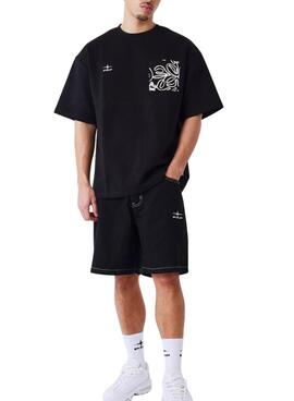 Proyecto Bermudas x Pañuelo negro de Paris para hombre.