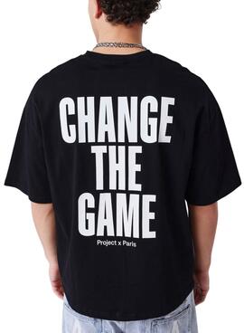 T-shirt Project x Paris Essentials noir boîte pour homme