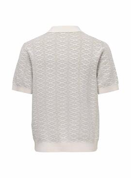 Polo Only and Sons Tristan beige pour homme