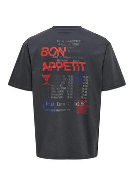 Maillot Only and Sons Fredo gris pour homme