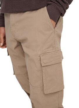 Pantalon Only and Sons Cam cargo beige pour homme