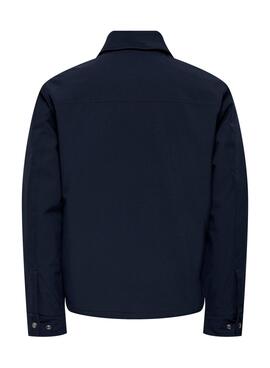 Chemise matelassée marine pour homme Only and Sons David