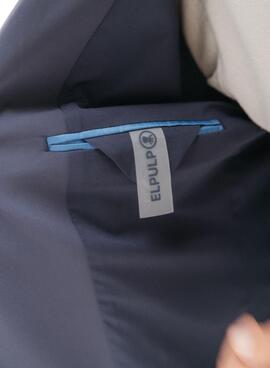 Blazer El Pulpo technique ultralégère bleue marine pour homme