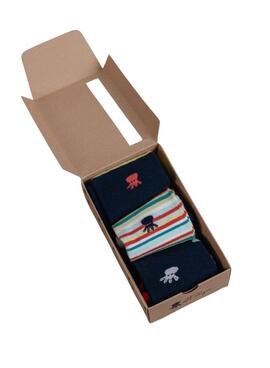 Paquet de chaussettes El Pulpo Oasis multicolores pour homme