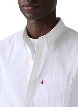 Chemise Levi's Sunset Pocket blanc pour homme