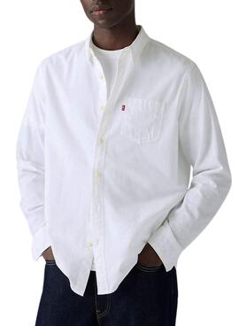 Chemise Levi's Sunset Pocket blanc pour homme