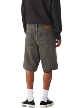 Shorts en denim Levis 478 Baggy negro para hombre