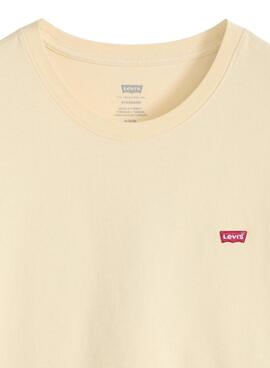 T-shirt Levi's Original jaune pour homme.