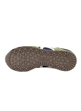 Chaussures Munich Massana Classic vert et marine pour homme