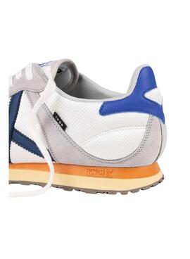 Baskets Munich Massana Classic blanc et bleu pour homme