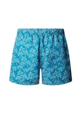 Maillot de bain Pepe Jeans Dotted Palms bleu pour homme