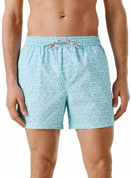 Maillot Pepe Jeans Print bleu pour homme