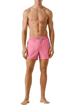 Maillot de bain Pepe Jeans Logo rose pour homme