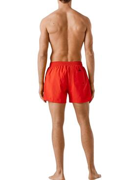 Maillot de bain Pepe Jeans Solid rouge pour homme
