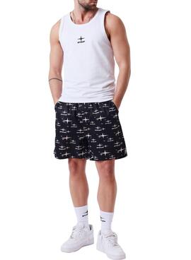 Maillot Project x Paris Starfield noir imprimé pour homme