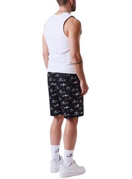 Maillot Project x Paris Starfield noir imprimé pour homme