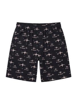 Maillot Project x Paris Starfield noir imprimé pour homme