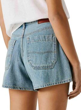 Shorts Pepe Jeans Rachel à rayures pour femme