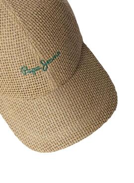 Casquette Pepe Jeans Gwen beige pour femme