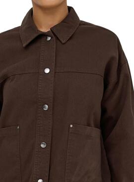 Veste de chasse Only Sierra marron pour femme