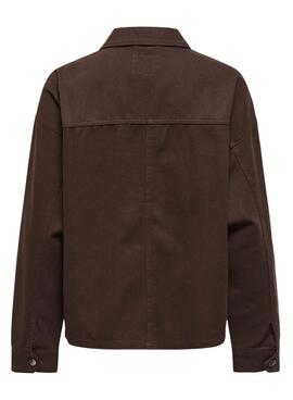 Veste de chasse Only Sierra marron pour femme