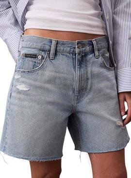 Bermudes Calvin Klein Jeans des années 90 pour femme.