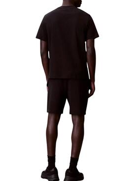 Badge noir des Bermudes Calvin Klein Jeans pour homme