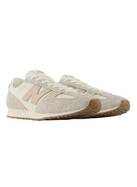 Chaussures New Balance U471 beige et rose pour femme