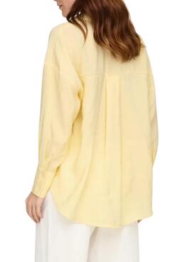 Chemise Only Zazima jaune pour femme