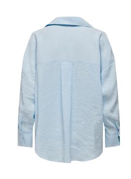 Chemise Only Zazima bleue pour femme