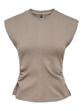 Top Only Marie froissé toasté pour femme