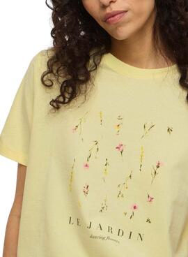 T-shirt Vila Sybil jaune pour femme