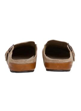 Sabots Pepe Jeans Corby beige pour homme