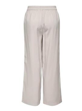 Pantalon Only Laris beige pour femme