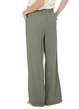 Pantalon Only Laris vert pour femme