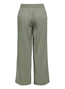 Pantalon Only Laris vert pour femme