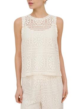 Haut Only Llian blanc pour femme