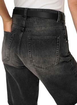 Short en jean Bermuda Only Mate noir pour femme