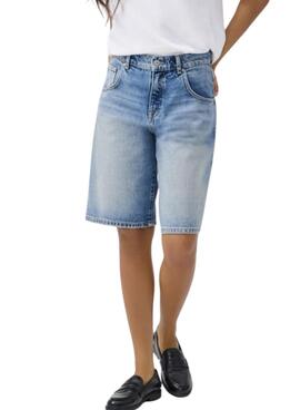 Short en jean Only Mate azul para mujer