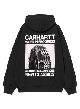 Sweat Carhartt Sean Hamilton noir pour homme