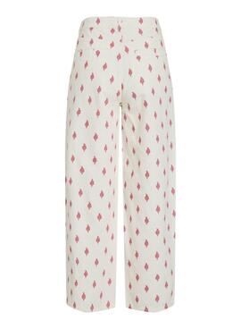 Jean blanc Vila Viemma avec des broderies pour femme