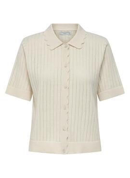 Polo Elma beige pour femme