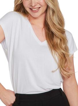 T-shirt Vila Vimodala blanc pour femme