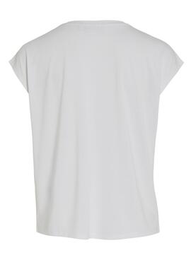 T-shirt Vila Vimodala blanc pour femme
