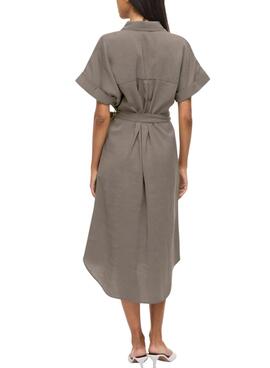 Robe verte Vila Vihula pour femme