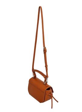 Sac à main Pepe Jeans Ambra script marron pour femme